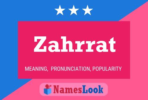 ملصق اسم Zahrrat