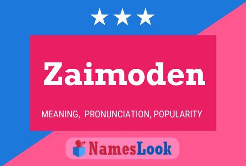 ملصق اسم Zaimoden