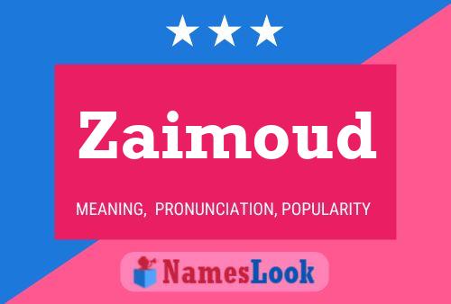 ملصق اسم Zaimoud