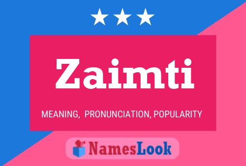 ملصق اسم Zaimti