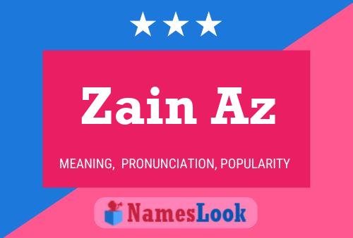 ملصق اسم Zain Az