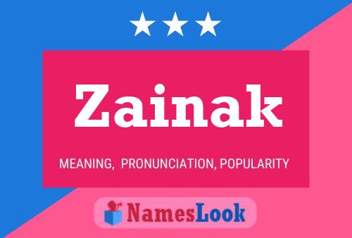 ملصق اسم Zainak