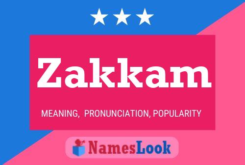 ملصق اسم Zakkam