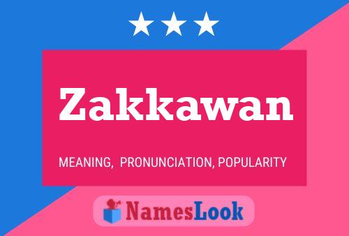 ملصق اسم Zakkawan