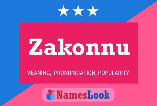 ملصق اسم Zakonnu