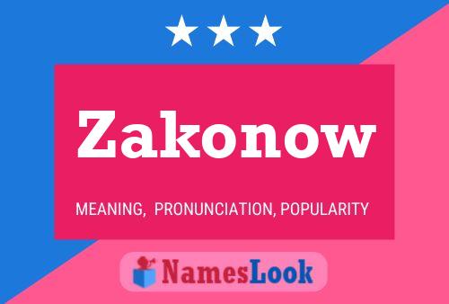 ملصق اسم Zakonow