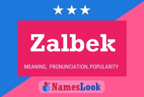 ملصق اسم Zalbek