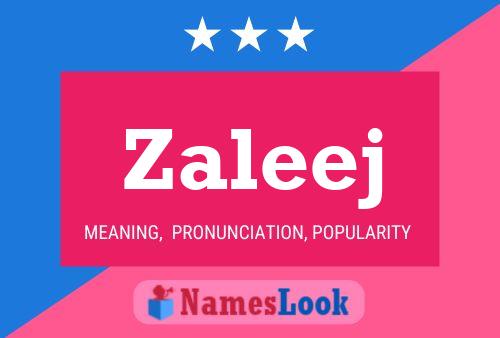 ملصق اسم Zaleej