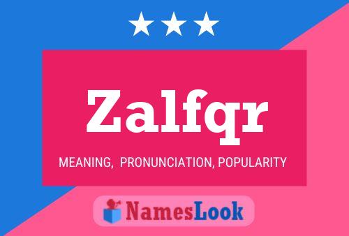 ملصق اسم Zalfqr