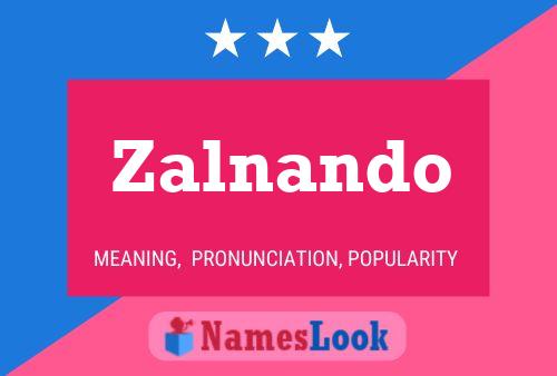 ملصق اسم Zalnando