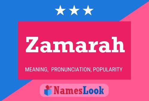 ملصق اسم Zamarah