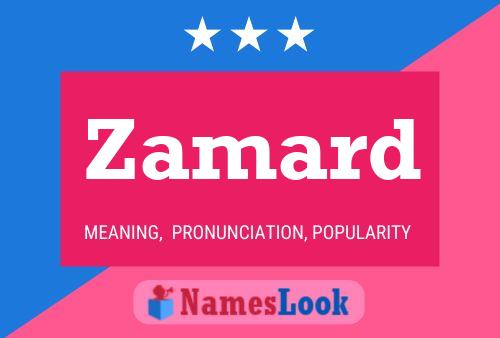 ملصق اسم Zamard