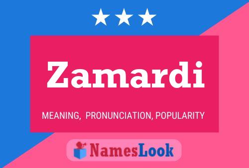 ملصق اسم Zamardi