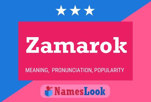 ملصق اسم Zamarok