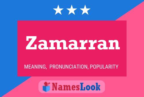 ملصق اسم Zamarran