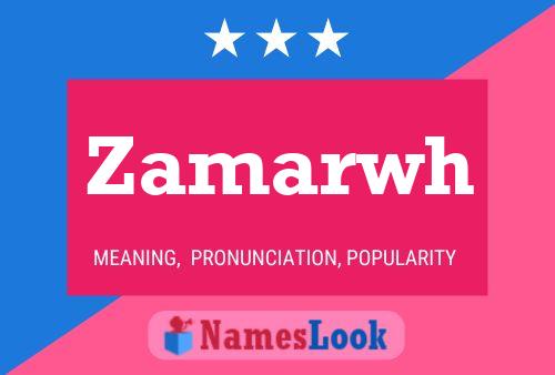 ملصق اسم Zamarwh