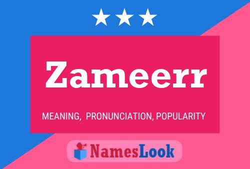 ملصق اسم Zameerr