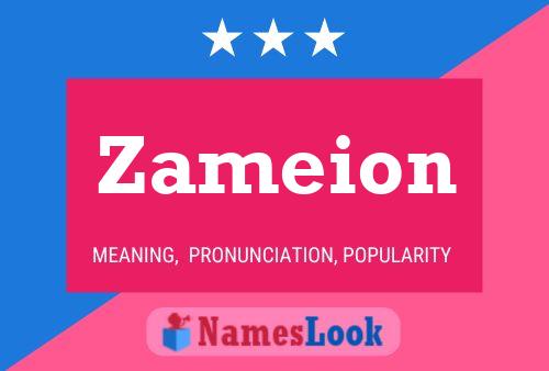 ملصق اسم Zameion