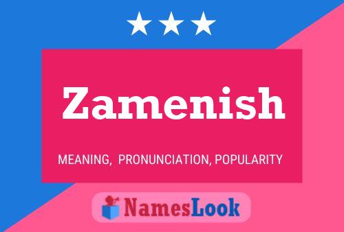 ملصق اسم Zamenish