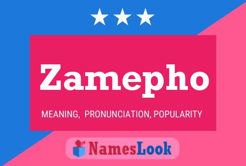 ملصق اسم Zamepho