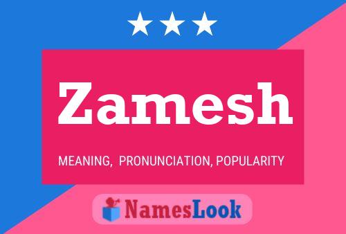 ملصق اسم Zamesh