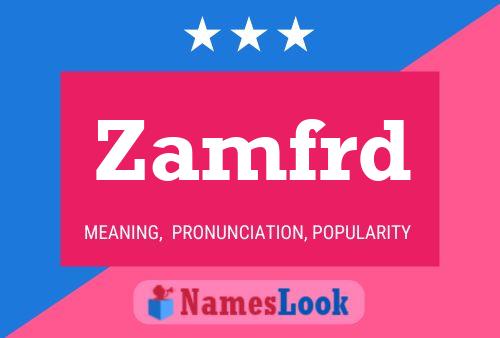 ملصق اسم Zamfrd