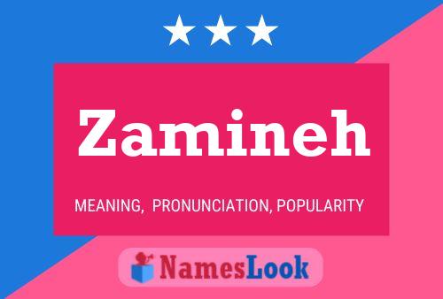 ملصق اسم Zamineh