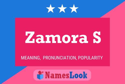 ملصق اسم Zamora S