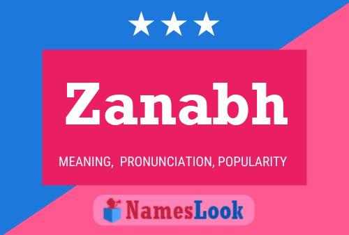 ملصق اسم Zanabh