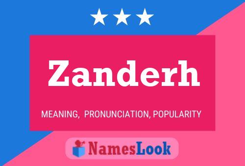 ملصق اسم Zanderh