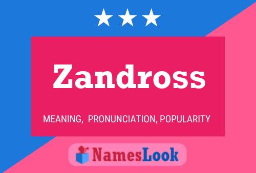 ملصق اسم Zandross