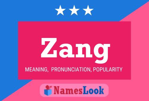 ملصق اسم Zang