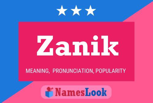 ملصق اسم Zanik