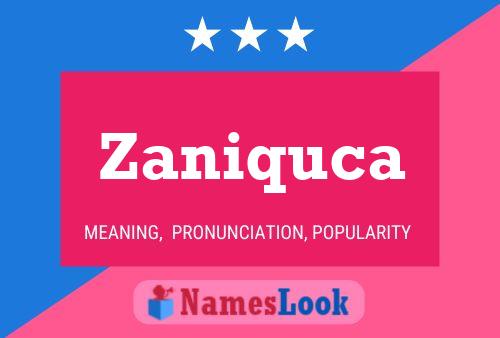 ملصق اسم Zaniquca