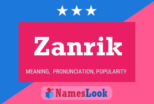 ملصق اسم Zanrik