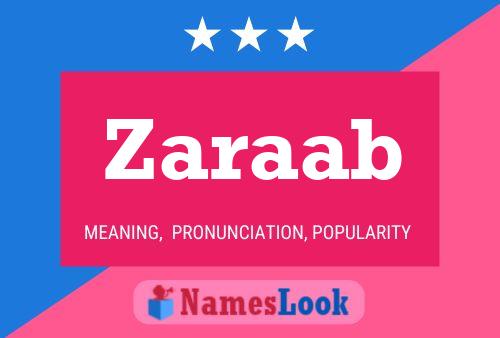 ملصق اسم Zaraab