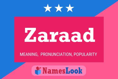 ملصق اسم Zaraad