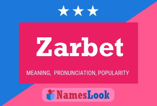 ملصق اسم Zarbet