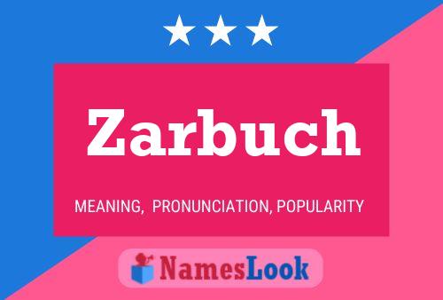 ملصق اسم Zarbuch