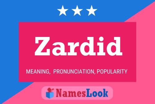 ملصق اسم Zardid