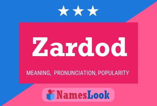 ملصق اسم Zardod