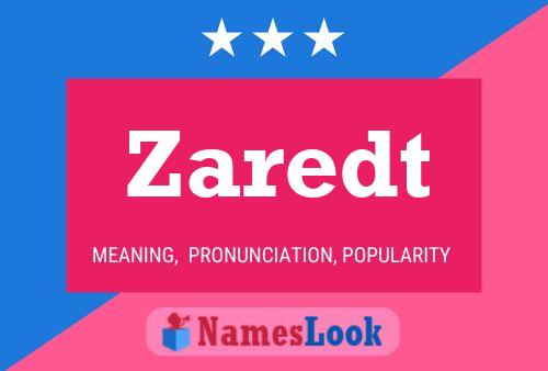 ملصق اسم Zaredt