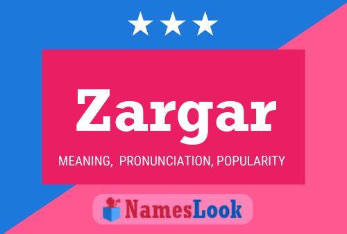 ملصق اسم Zargar