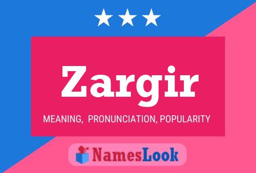 ملصق اسم Zargir