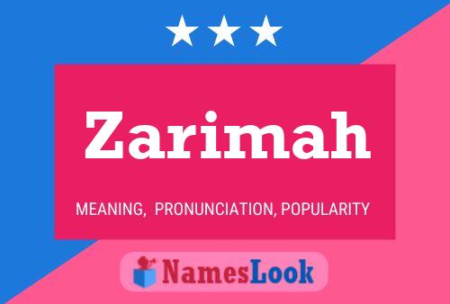 ملصق اسم Zarimah