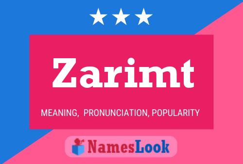 ملصق اسم Zarimt