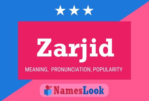 ملصق اسم Zarjid