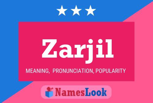 ملصق اسم Zarjil