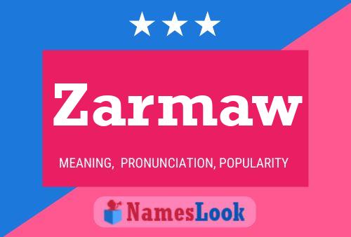 ملصق اسم Zarmaw