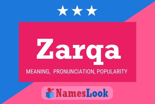 ملصق اسم Zarqa